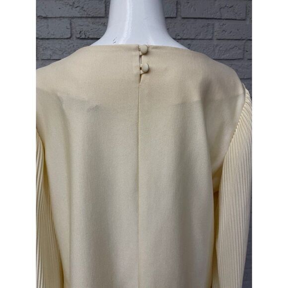 Koret of California Pleated Square Neck Blouse Size L - Picture 5 of 8